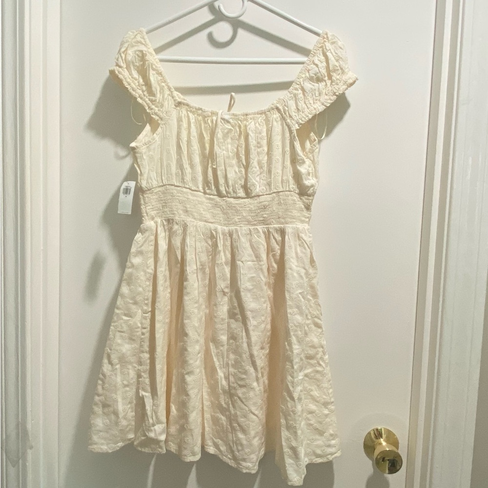 New Old Navy Fairy Bohemian Romantic Cottagecore Lined Y2K Babydoll Mini Dress M